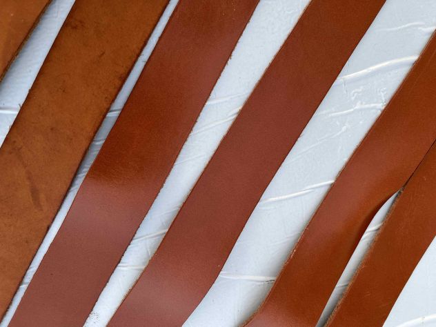 Strisce pelle vegetale per tracolle borse