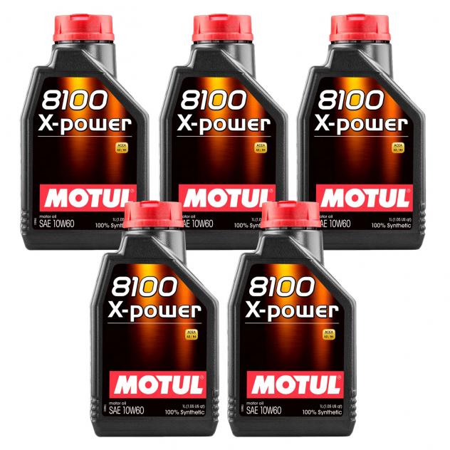 Olio motore Motul 8100 X-power 10w-60 5 litrI