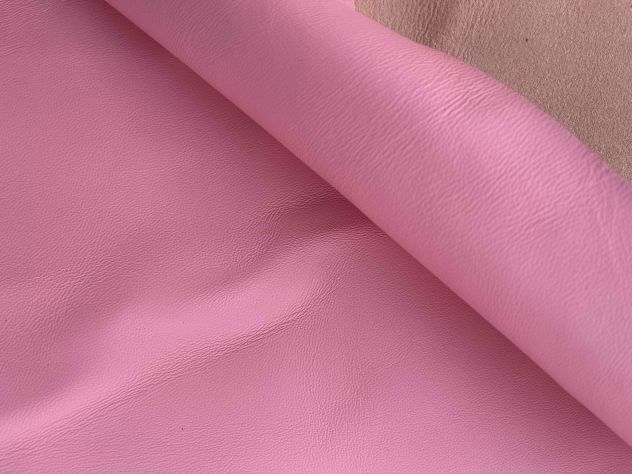 Pelle nappa rosa per artigianato - Foto 9