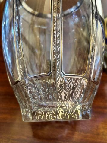 Vaso in cristallo molato Art Déco prima metà del 900 - Foto 8
