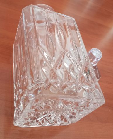 Bottiglia Per Liquori In Cristallo Vintage Anni 80 - Foto 4