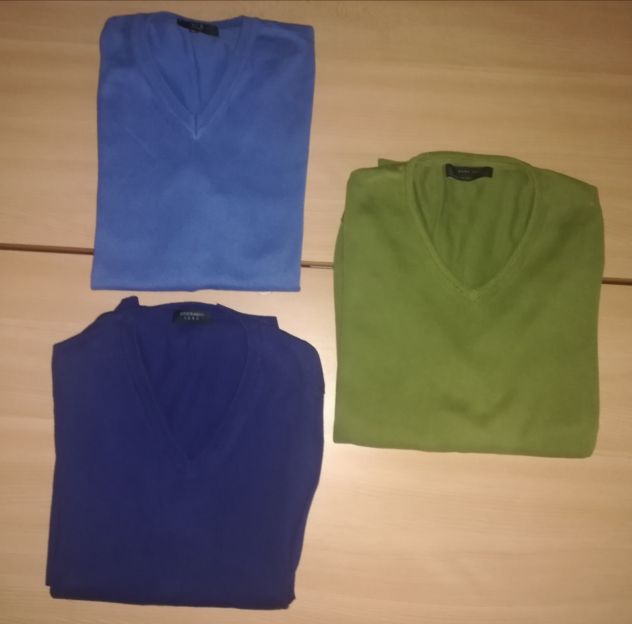 Maglioni con scollo a V, taglia L - Foto 2