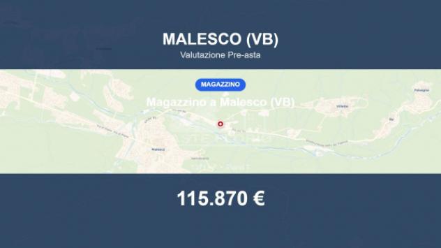 Immobile in asta di 1271 m² in vendita a Malesco
