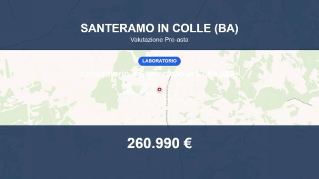 Immobile in asta di 1810 m² in vendita a Santeramo in Colle