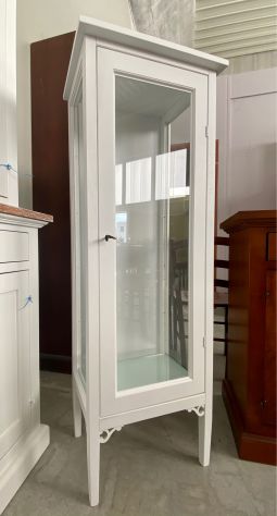 NUOVA CRISTALLIERA 1 ANTA DI VERO LEGNO, VARIE FINITURE