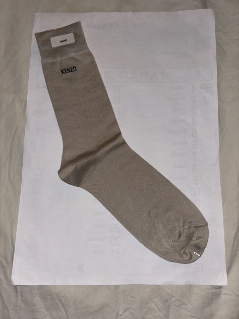 CALZE NUOVE DA UOMO FIRMATE ORIGINALI”KENZO”MADE IN ITALY N’42-44 IN COTONE - Foto 3