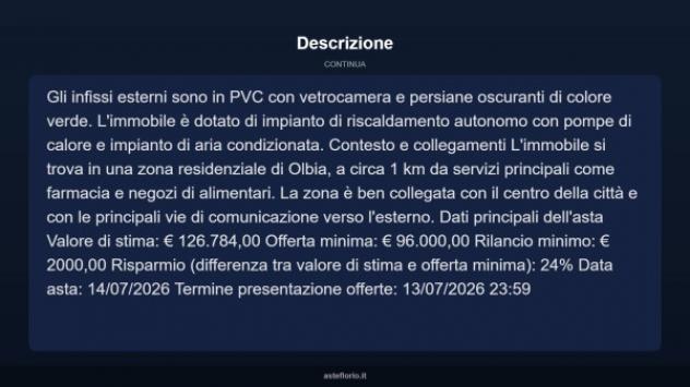 Immobile in asta di 62 m² in vendita a Olbia - Foto 15