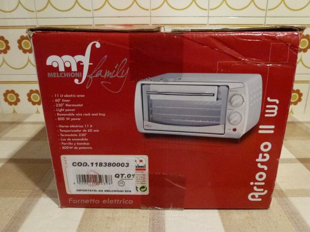 Melchioni family ARIOSTO II ms: fornetto elettrico usato due volte e funzionante - Foto 4