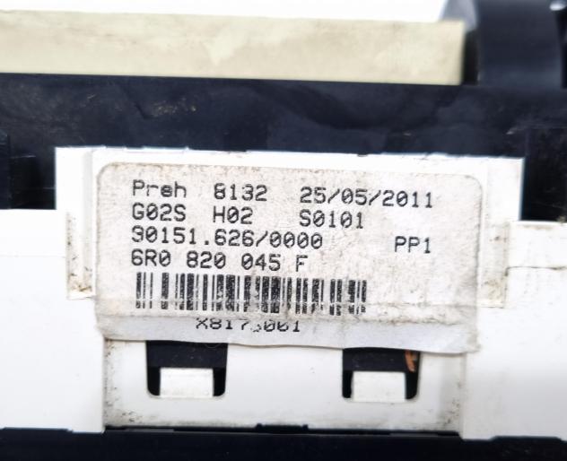 COMANDI CLIMA VOLKSWAGEN Polo 5° Serie 6R0820045F (0917) - Foto 10