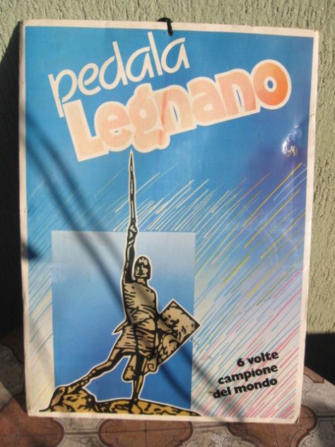 PUBBLICITA' BICICLETTE LEGNANO IN CARTONE  ORIGINALE - Foto 2
