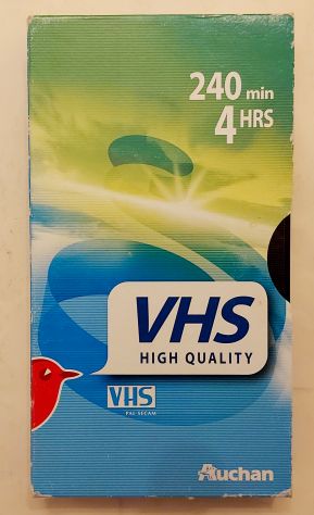 Videocassetta VHS Auchan Pal Secam High Quality 240 minuti - 4 ore - Foto 2