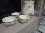 Brocca e 3 coppette Mulino bianco anni '80 vintage