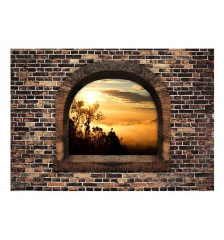 Fotomurale Adesivo Con La Finestra Sul Paesaggio Arredalacasa - Foto 2