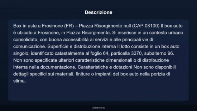 Immobile in asta di 15 m² in vendita a Frosinone - Foto 9