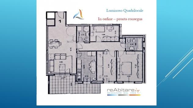 Quadrilocale luminoso con terrazzino e box doppio - libero subito - Foto 19