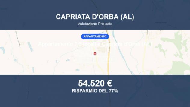 Immobile in asta di 203 m² con più di 5 locali e box auto in vendita a Capriata d'Orba