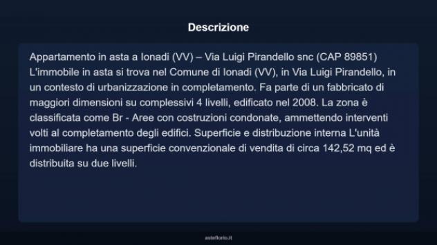 Immobile in asta di 142 m², box auto in vendita a Jonadi - Foto 4