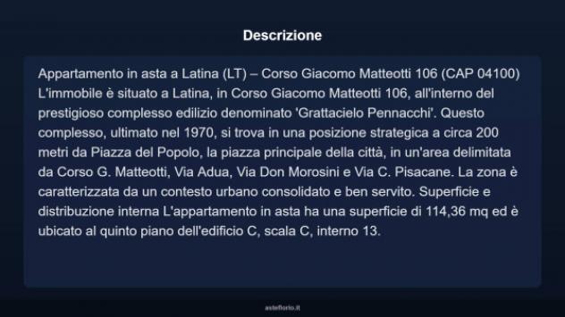 Immobile in asta di 114 m² in vendita a Latina - Foto 4