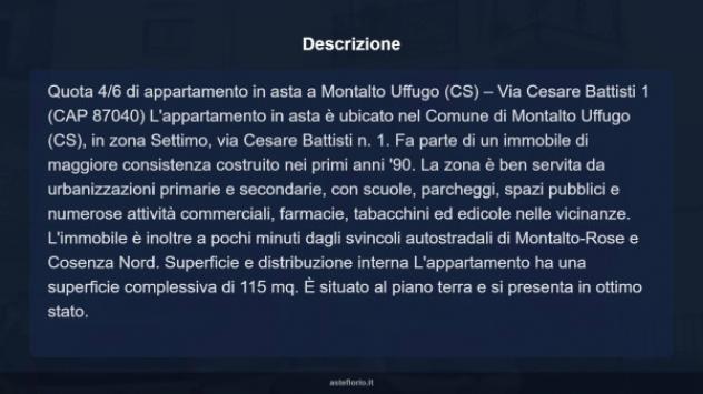 Immobile in asta di 115 m² in vendita a Montalto Uffugo - Foto 10