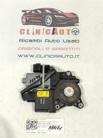 MOTORINO ALZAVETRO ANTERIORE SINISTRO CHEVROLET Captiva 1° Serie 20872598 Z22D1 (06)