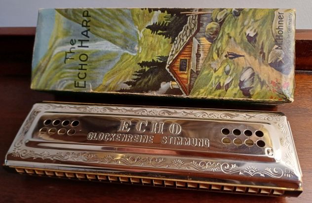 Hohner The Echo Glockenreine Stimmung, Harmonica. - Foto 8