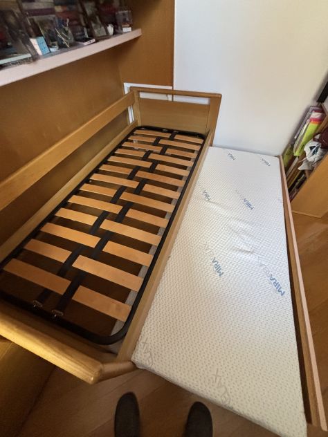 letto doppio estraibile completo di 2 materassi - Foto 4