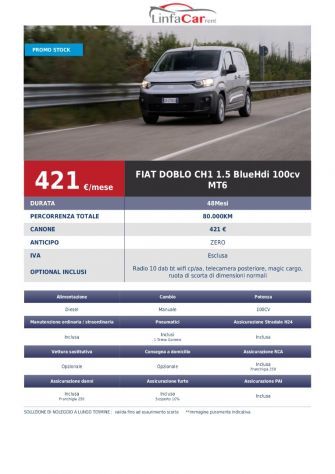 Noleggio Lungo Termine (Auto Nuova)