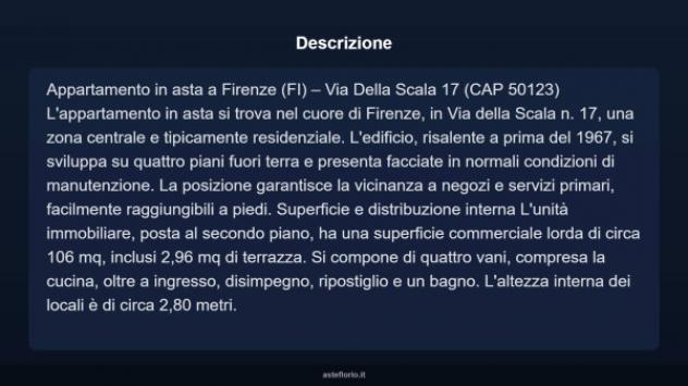 Immobile in asta di 106 m² in vendita a Firenze - Foto 6