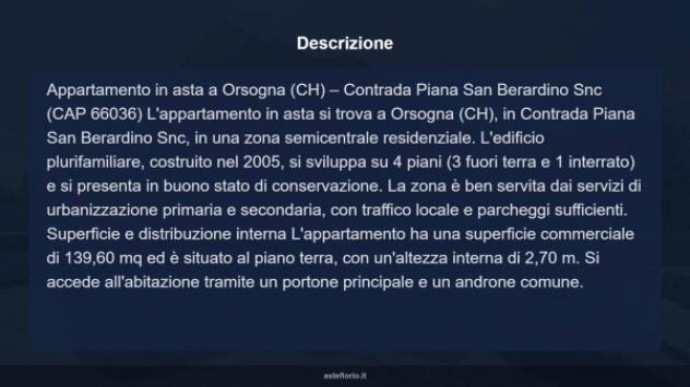 Immobile in asta di 139 m², box auto in vendita a Orsogna - Foto 7