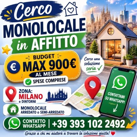 Cerco Monolocale Milano Garibaldi