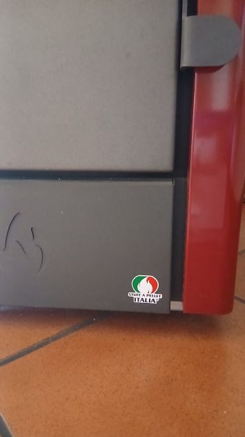 stufa a pellet a colonna 10KW - Foto 3