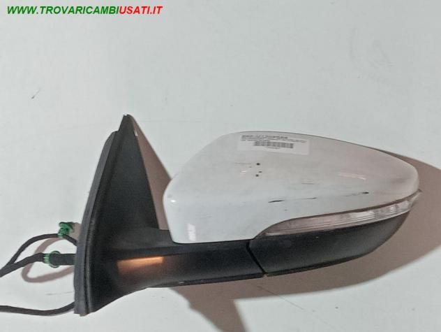 RETROVISORE EST. ELETR. SX BIANCO 6 FILI 999-U1309584 Vetri e Retrovisori Cristalli Retrovisori Retrovisore VOLKSWAGEN - PASSAT - 01-11-2010 - 01-