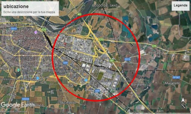 Terreno di 8500 m² in affitto a Piacenza