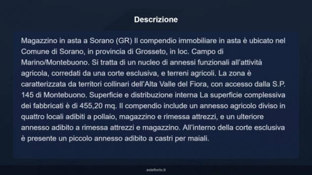 Immobile in asta di 455 m² in vendita a Sorano - Foto 8