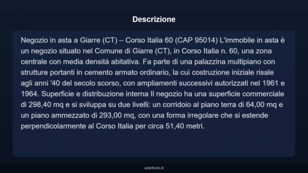 Immobile in asta di 298 m² in vendita a Giarre - Foto 4