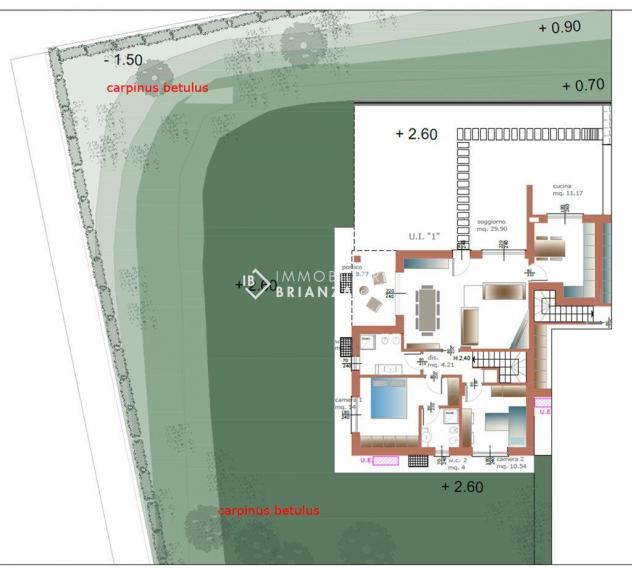 MONTICELLO BRIANZA: IN VENDITA VILLINO ANGOLARE IN FASE DI REALIZZAZIONE - Foto 6