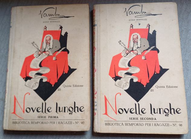 Novelle lunghe, "Vamba" Luigi Bertelli, Bemporad 1929. - Foto 2