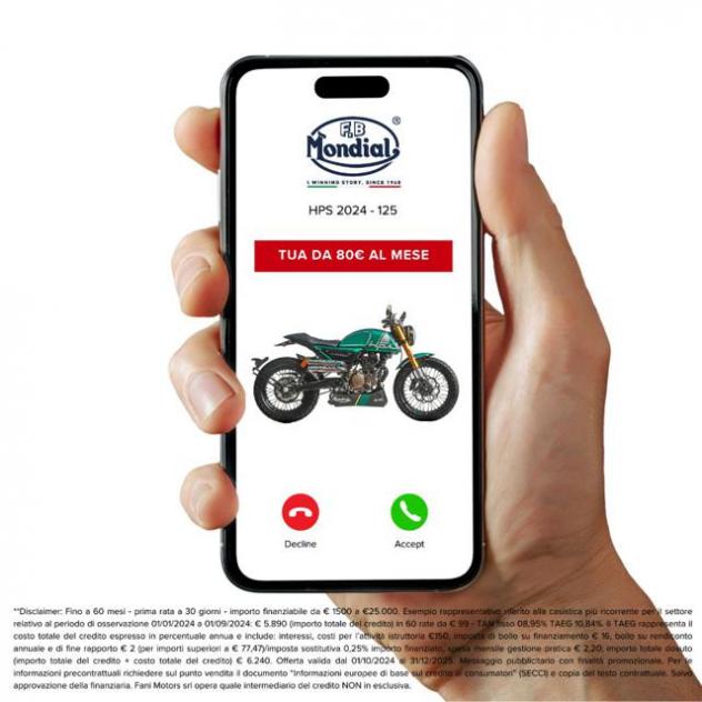 F.B. MONDIAL HPS 125 - rif. 23169701 - Foto 3