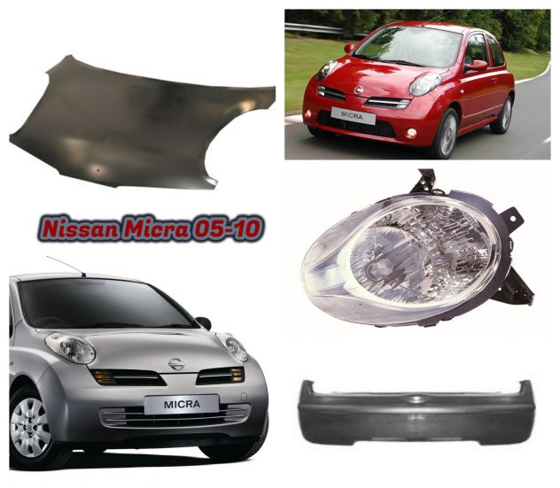 Nissan Micra frontale parafango ossatura radiatore K12 2005-2010