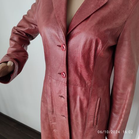 Cappotto vintage in pelle E!xpensive - Foto 4