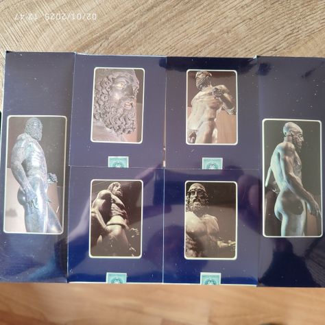 Scatola di fiammiferi SAFFA vintage - Bronzi di Riace - Foto 5