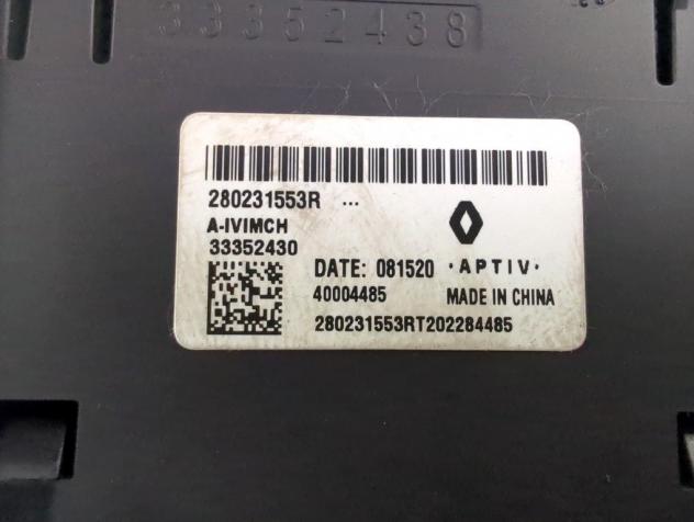 280231553R PORTA INGRESSO USB AUX RENAULT TWINGO E 31KW AUT 5P (2021) RICAMBIO USATO - Foto 5