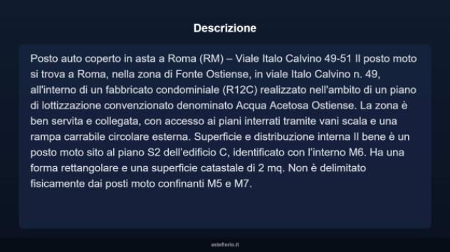 Immobile in asta di 2 m² in vendita a Roma - Foto 3