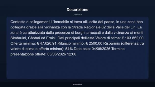 Immobile in asta di 171 m² in vendita a Capistrello - Foto 12