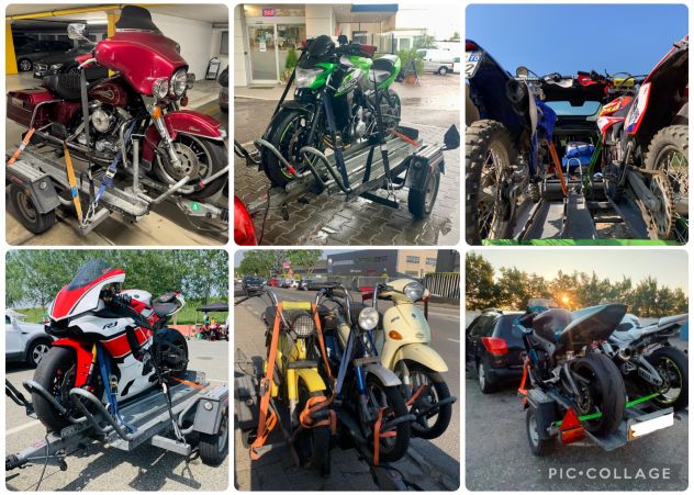 CARRELLO PER TRASPORTO MOTO SCOOTER H24 - Foto 5