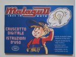 MALAGUTI -CRUSCOTTO DIGITALE - ISTRUZIONI D'USO 2002 Bologna S Lazzaro di Savena