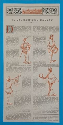 Articolo sulla storia del calcio del 1898