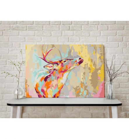 Quadro Fai Da Te 60x40 Cm. Animali N. 11 Arredalacasa Spedizione Gratis - Foto 2
