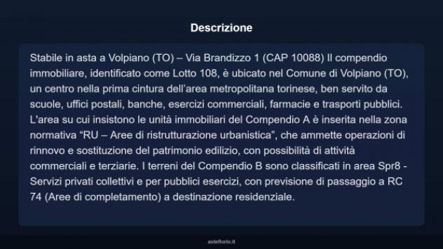 Immobile in asta di 844 m² in vendita a Volpiano - Foto 4