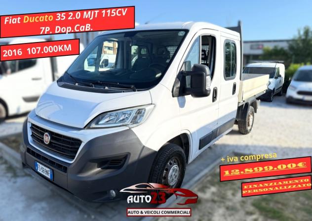 Fiat Ducato 35 2.0 MJT 115CV 7P. Dop.CaB. Iva Compresa